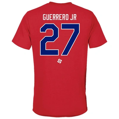 Shop Legends Vladimir Guerrero Jr. Red Dominican Republic Baseball 2023 World Baseball Classic Name & Num