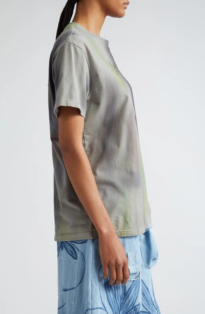 Collina Strada Hand Dyed Rhinestone Star Graphic Tee In Aurora
