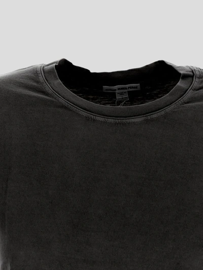 Shop James Perse T-shirt In Carbon