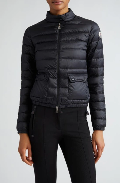 Shop Moncler Lans Down Jacket In Black