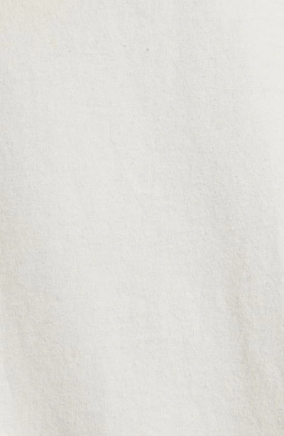 Golden Goose Golden Flower Mill Distressed Silk Blend Graphic T-shirt In Heritage White