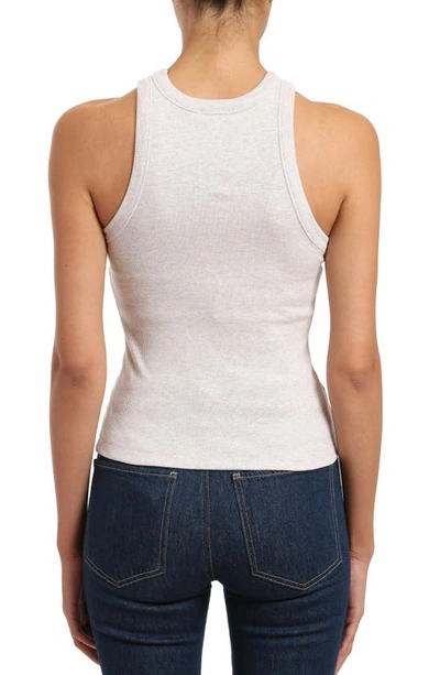 Mavi Jeans Rib Tank In Oatmeal