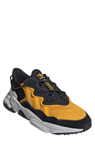 Shop Adidas Originals Ozweego Sneaker In Black/ Grey/ Crew Yellow