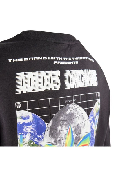 Shop Adidas Originals Kids' Lifestyle Tour Graphic T-shirt In Black