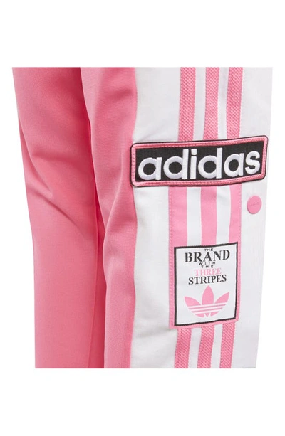 Shop Adidas Originals Kids' Adibreak Recycled Polyester Track Pants In Pink Fusion