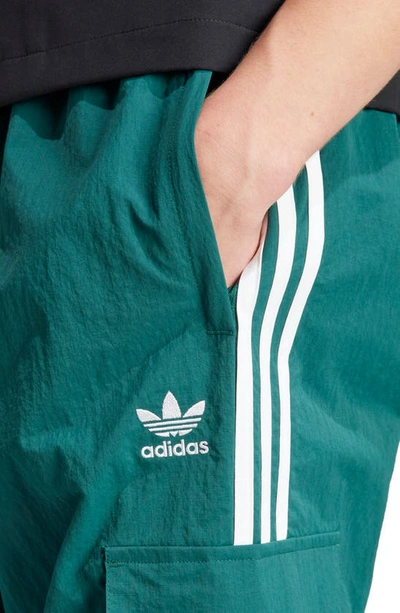 Shop Adidas Originals Adidas Adicolor Classics Lifestyle 3-stripe Cargo Pants In Collegiate Green