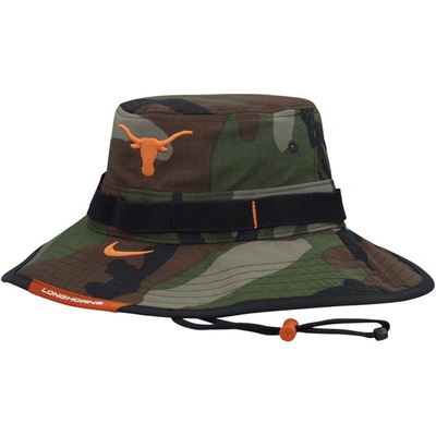 Shop Nike Camo Texas Longhorns Boonie Performance Bucket Hat