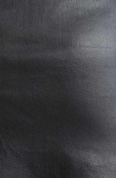 Rick Owens Leather Tank In Black