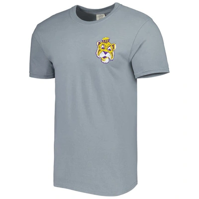 Shop Image One Graphite Lsu Tigers Vault State Comfort T-shirt