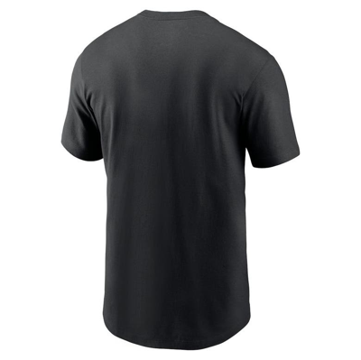 Shop Nike Black Las Vegas Raiders Essential Blitz Lockup T-shirt