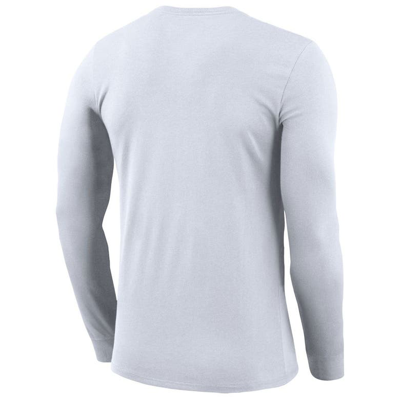 Shop Nike White Washington State Cougars 2023 On Court Bench Long Sleeve T-shirt