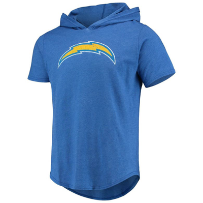 Shop Majestic Threads Derwin James Jr. Heathered Powder Blue Los Angeles Chargers Player Name & Number Tr
