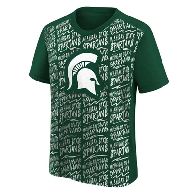 Shop Outerstuff Youth Green Michigan State Spartans Exemplary T-shirt