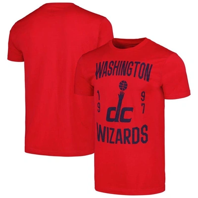 Shop Stadium Essentials Unisex   Red Washington Wizards 1997 City Year T-shirt