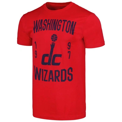 Shop Stadium Essentials Unisex   Red Washington Wizards 1997 City Year T-shirt