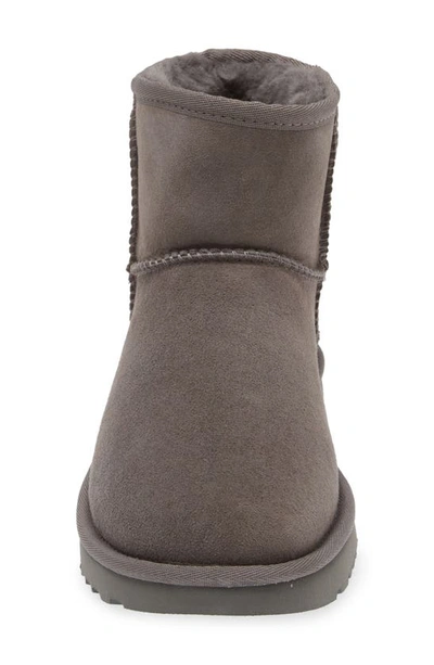 Ugg Classic Mini Ii Womens Suede Cold Weather Shearling Boots In Grey Suede