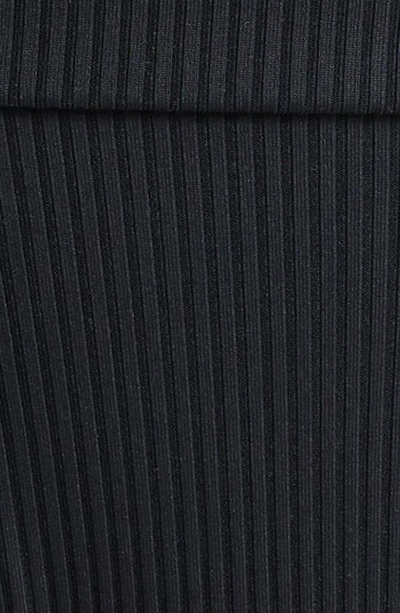 Montce Tamarindo Rib High Cut Bikini Bottoms In Black