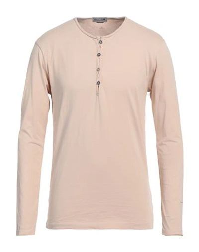Shop Daniele Alessandrini Homme Man T-shirt Beige Size Xl Cotton