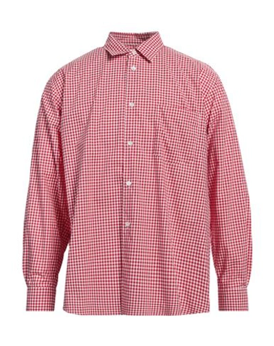 Shop Comme Des Garçons Shirt Man Shirt Red Size M Cotton
