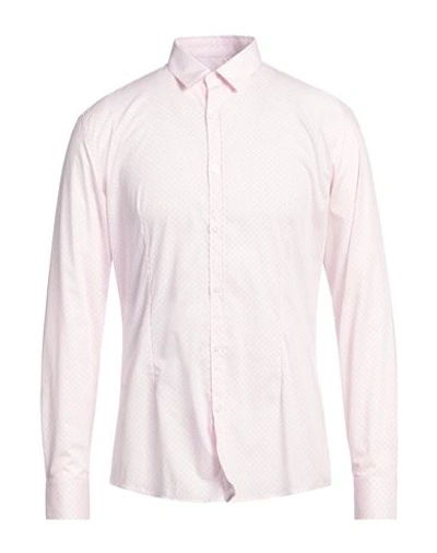 Shop Daniele Alessandrini Homme Man Shirt Light Pink Size 15 ¾ Cotton