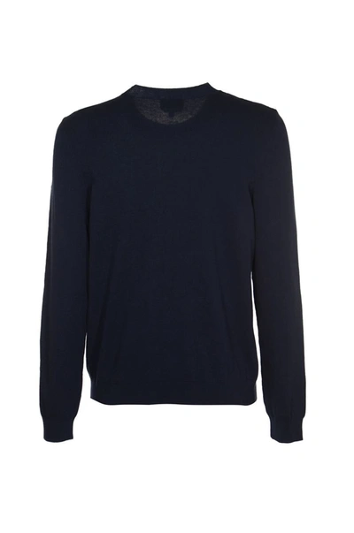 Shop Apc A.p.c. Sweaters In Marine/bleu Clair