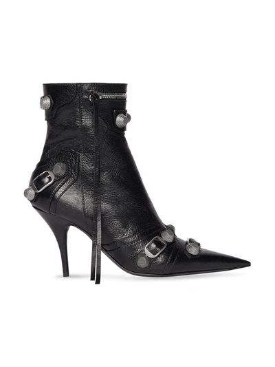 Shop Balenciaga Ankle Boots Shoes In Black