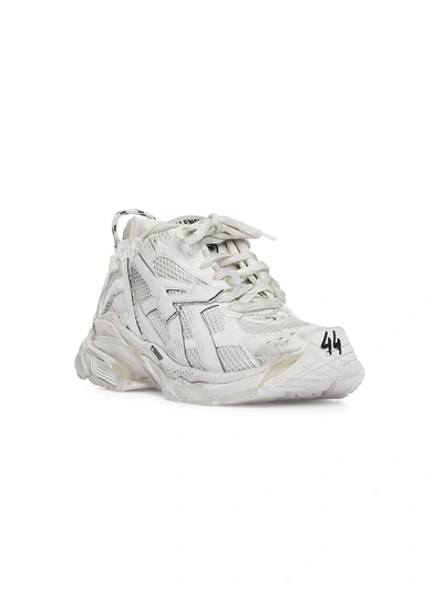 Shop Balenciaga Sneakers Runner Shoes In White
