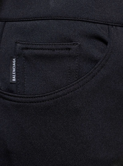 Shop Balenciaga Stretch Spandex Leggings Clothing In Black
