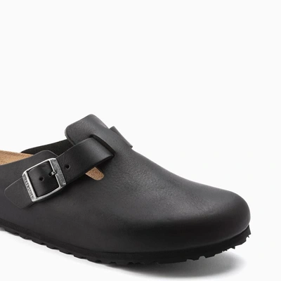 Shop Birkenstock Boston Sandals In Black