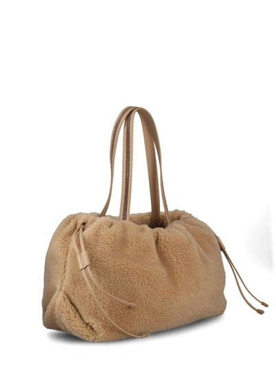 Shop Brunello Cucinelli Handbags In Honey