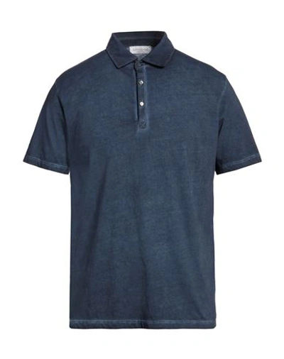 Shop Bellwood Man Polo Shirt Midnight Blue Size 40 Cotton