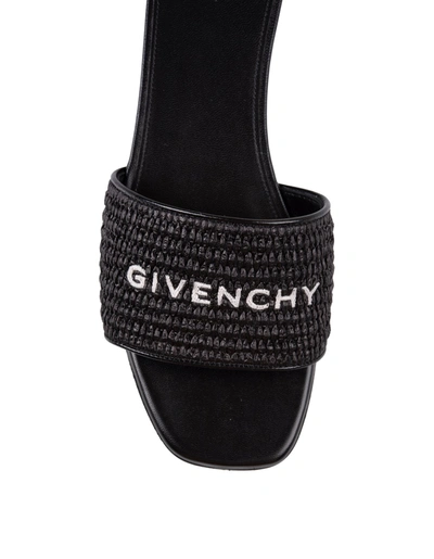 Shop Givenchy Plage Capsule 4g Slides In Black