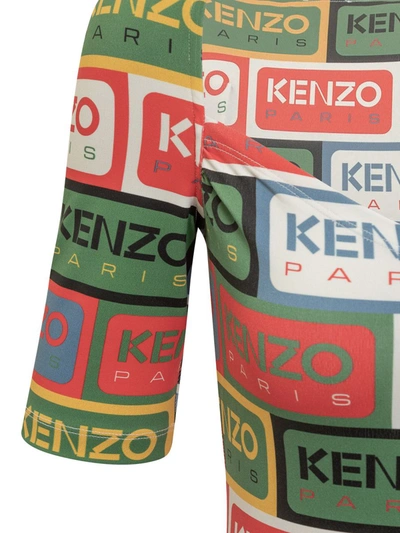 Shop Kenzo Dresses In Green/multicolour