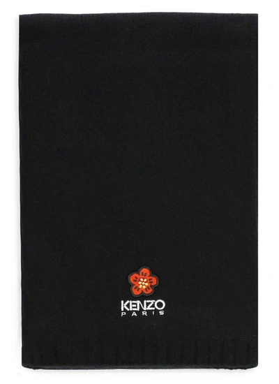 Shop Kenzo Scarves In Black