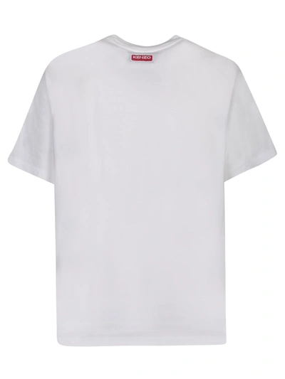 Shop Kenzo T-shirt  "tiger Varsity" In White