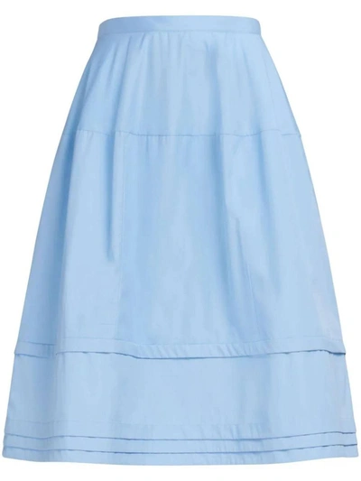 Shop Marni Skirts In Ski Blue