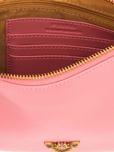 Shop Pinko Leather Crossbody Bag