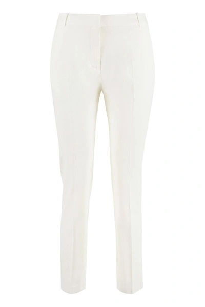 Shop Pinko Trousers  "bello" In White