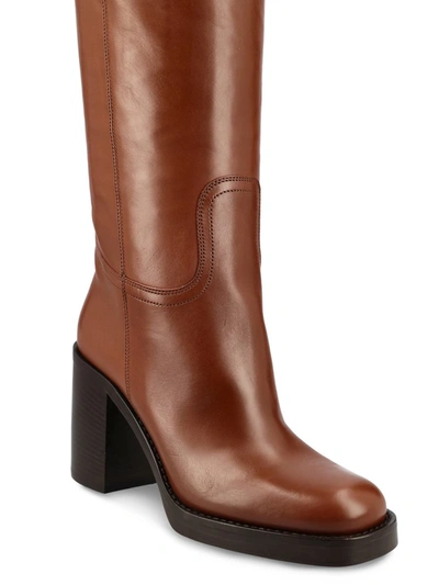 Shop Prada Boots In Cognac