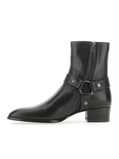 Shop Saint Laurent Boots Black In Nero
