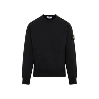 Shop Stone Island Crewneck Sweatshirt Clothing In Black
