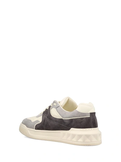 Shop Valentino Garavani Sneakers In Pastel Grey