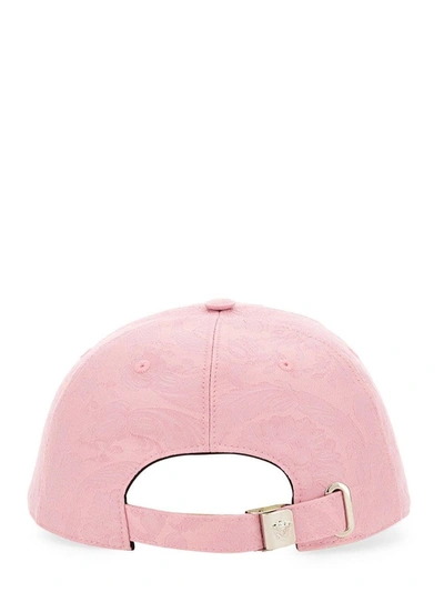 Shop Versace Hats And Headbands In Pink