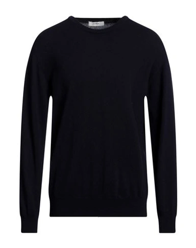 Shop Alpha Studio Man Sweater Midnight Blue Size 46 Cashmere