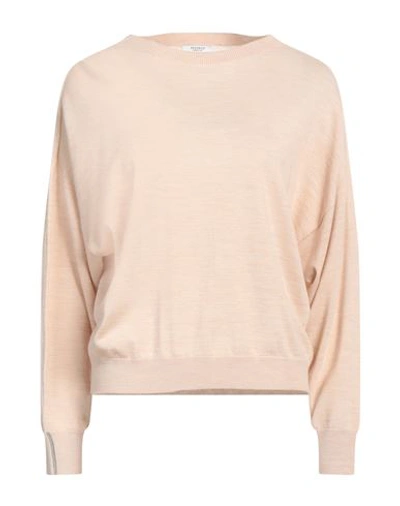 Shop Peserico Woman Sweater Beige Size 14 Merino Wool