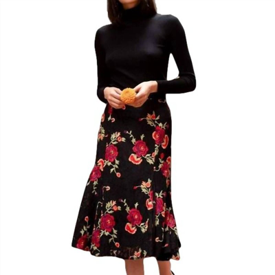 Shop Eva Franco Lucilla Skirt In Black