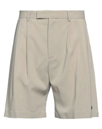 Shop Amiri Man Shorts & Bermuda Shorts Khaki Size 32 Wool, Nylon In Beige