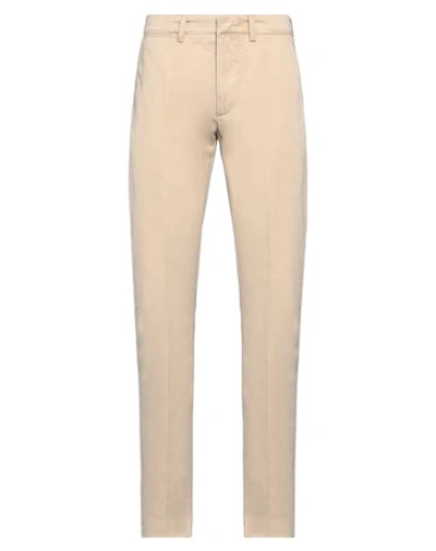 Shop Tom Ford Man Pants Beige Size 31 Cotton
