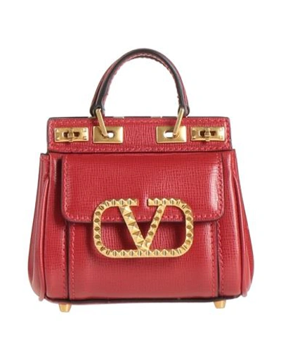 Shop Valentino Garavani Woman Handbag Brick Red Size - Soft Leather