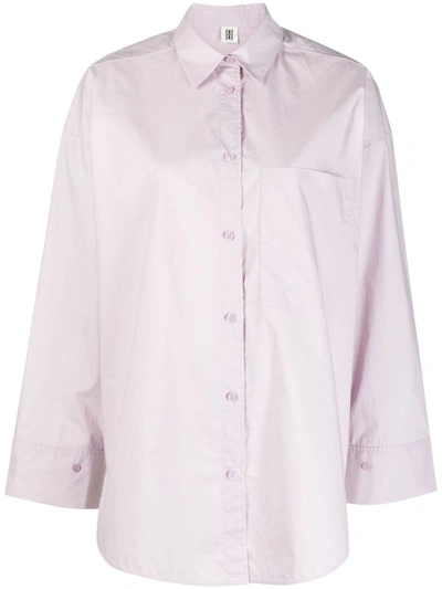 Shop By Malene Birger Derris Shirts Clothing In Pink & Purple